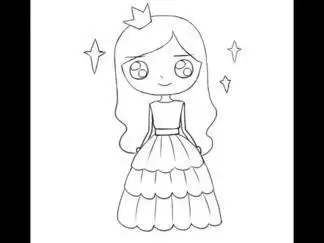 金发小公主图片学习简笔画少儿图库中国儿童资源网