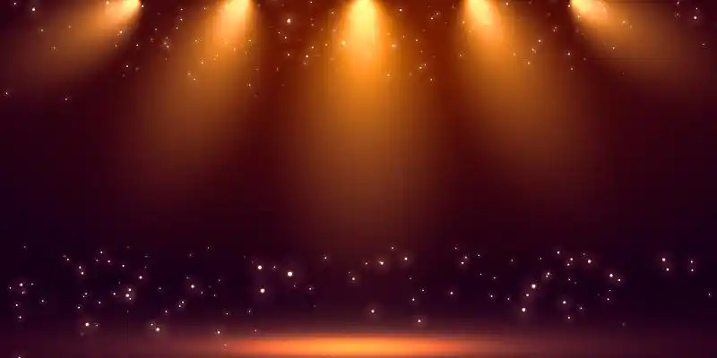 深色简约场景舞台灯光光束展板背景