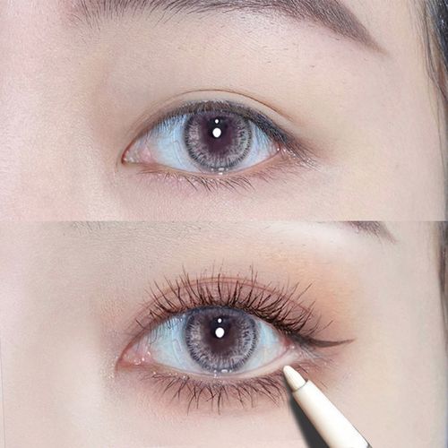 眼睑下至!眼睛放大术下眼线笔内防水肉肤色白色眼线胶笔卧蚕两用