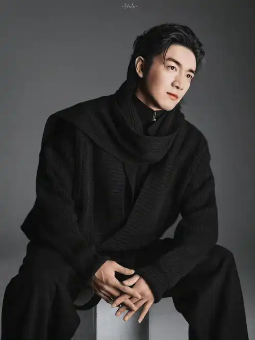 林更新芭莎男士长发造型好帅