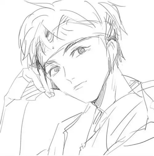 王俊凯简笔画 职业人物简笔画 - 9252儿童网