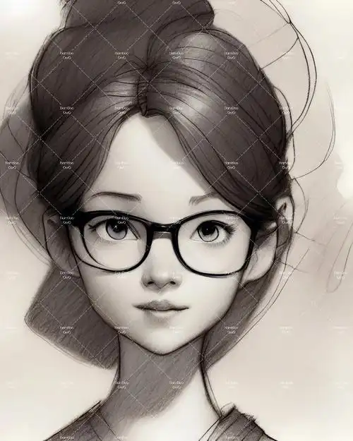 素描风格的公主们