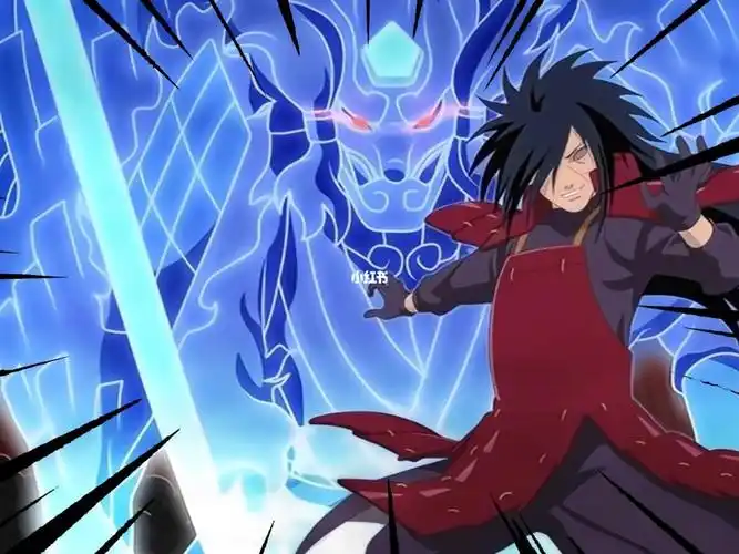 火影忍者   #鸣人   #卡卡西  火影忍者:宇智波们首次开启须佐高达?