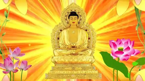 佛光普照 宗教 信仰 动态背景 vj 佛教 4k 超高清