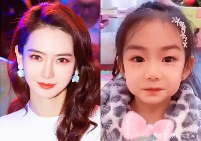 什么叫"长大后我就成了你",看看戚薇女儿lucky就知道了!