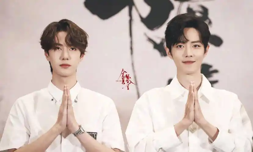 博君一肖,绝美双人图,糟糕,是心动的感觉!