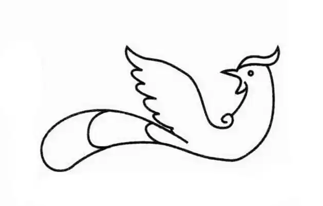 交嘴鸟简笔画鸟与家禽简笔画鸟王怎么画简笔画集百鸟朝凤简笔画的画法