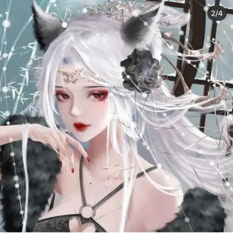 猫妖头像闺蜜头像素材头像