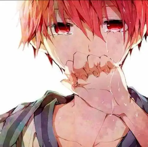 哭泣头像男受伤 - 唯美情侣头像!