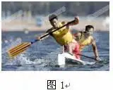 皮划艇是我国的奥运优势项目之一,比赛中,运动员一手支撑住浆柄的末端