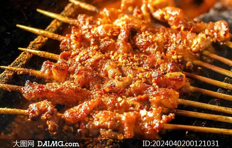 烧烤店美食羊肉串图片素材_photo_daimg_html