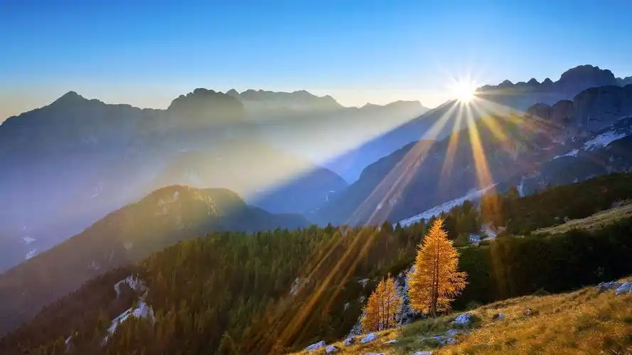 清秀山水壮丽山河唯美高清桌面壁纸