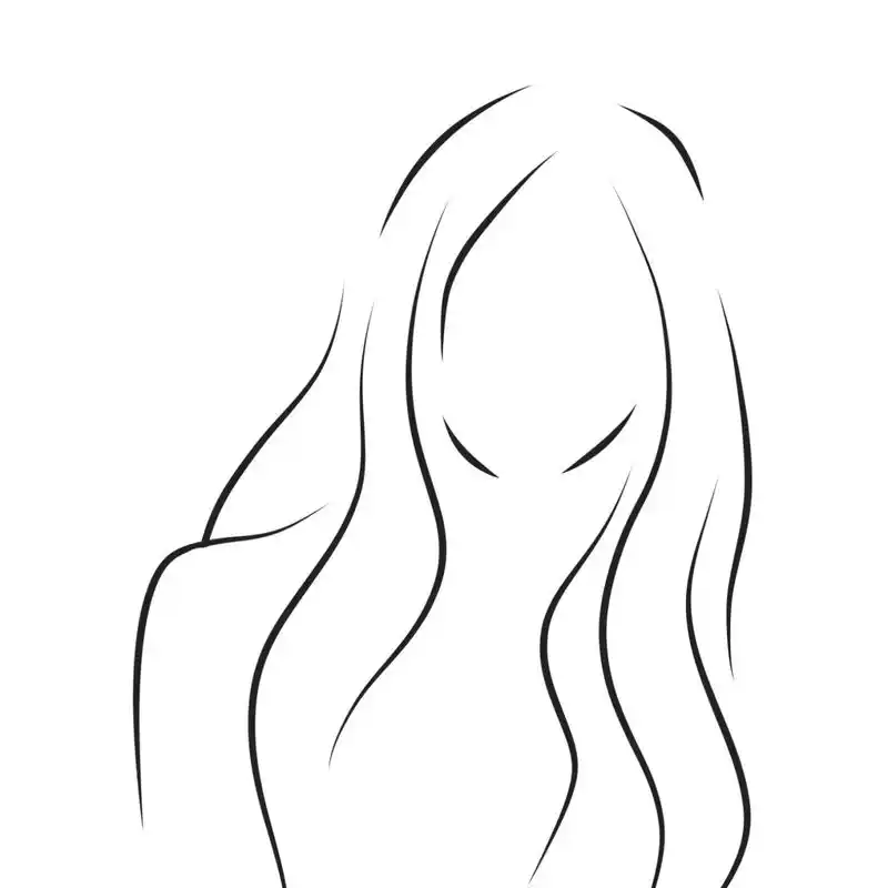 头像丨简约丨线条 简约线条人像