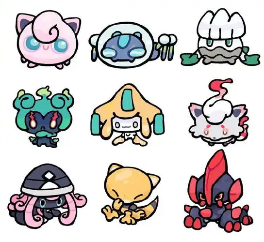 超可爱的q版宝可梦76(*0766`*)artist:s5501539408