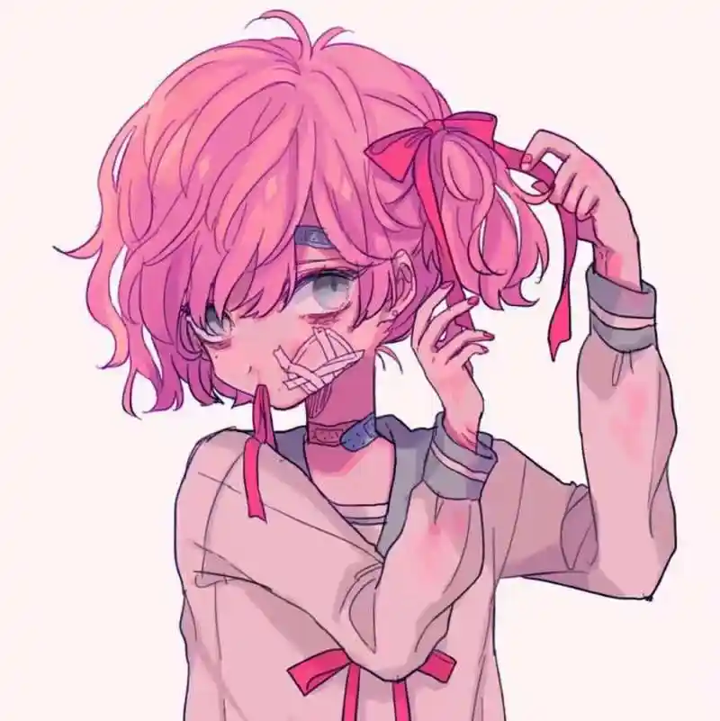 超炫酷的二次元卡通情侣头像,东风破万里,是我最爱你!