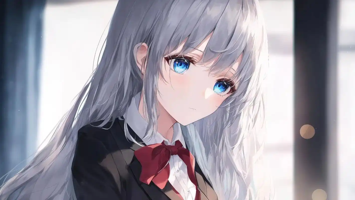 好图分享 #动漫美图 #壁纸 白发少女篇 - 抖音