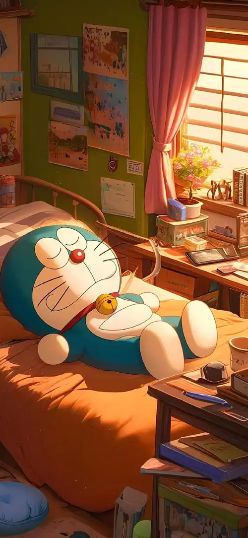 你的壁纸该换了##卡通##动漫##机器猫##哆啦a梦##手机壁纸