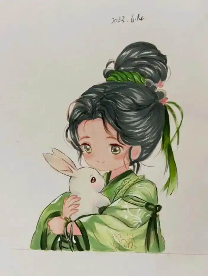 古风q版人物合集(零基础学马克笔画)锲而舍之,朽木不折;锲而 - 抖音