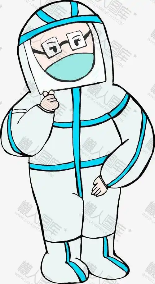 医生简笔画 医生简笔画戴口罩穿防护服