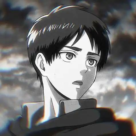 艾伦黑白扎发头像 黑白头像图片大全 -【爱个性】