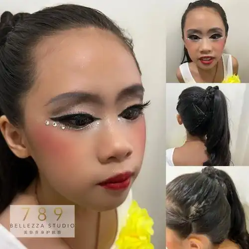 儿童芭蕾舞化妆
