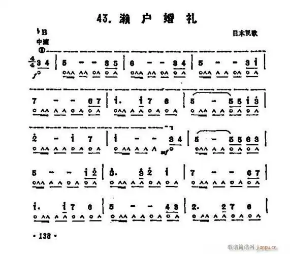 濑户婚礼是网友免费上传分享的一首旋律优美的电子琴谱简谱,节奏感强