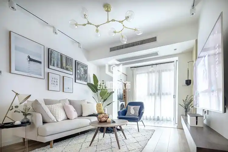 闵行区上海康城90平北欧2室2厅装修效果图 - 统帅装饰