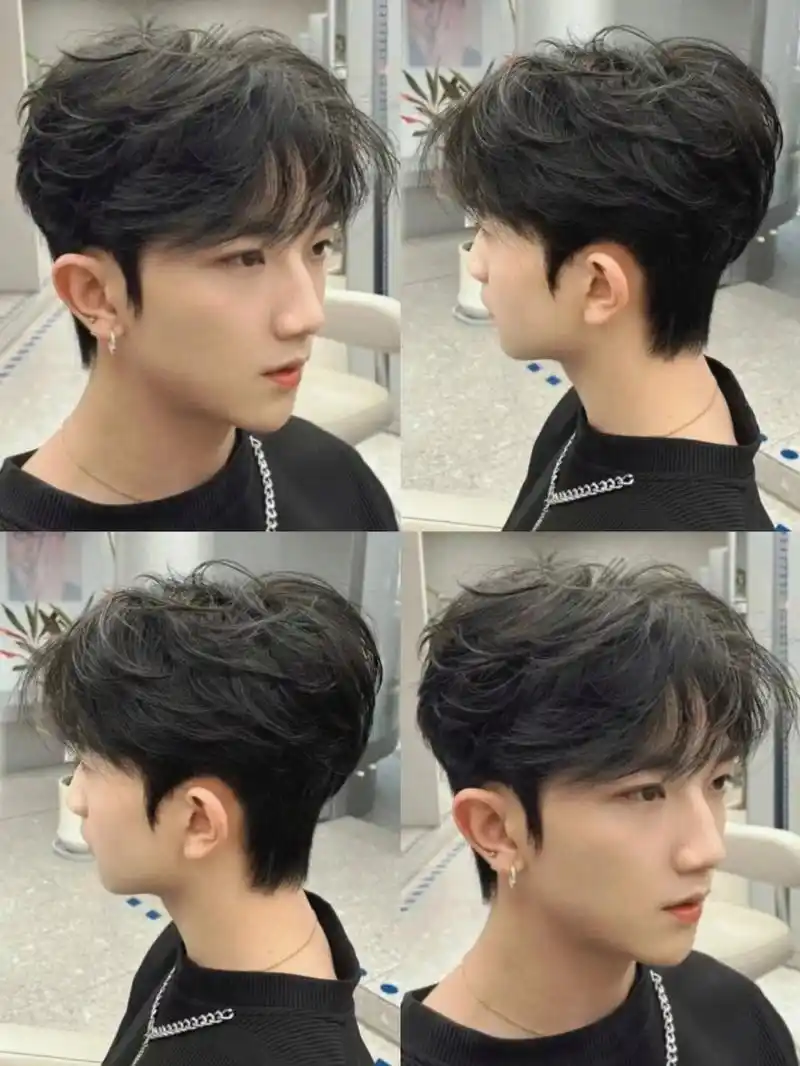 超帅男士韩式气垫烫 微分碎盖 超帅男士韩式气垫烫~乌鲁木齐男士烫发