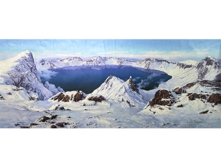 西双版纳67文正灿(功勋艺术家)《长白山天池》230x94  2019年