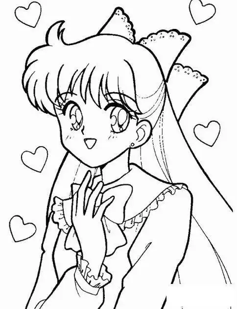 可爱简笔画大全q萌动漫简笔画简单漫画人女孩简笔画搜索q萌人物图片简