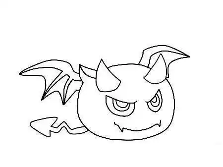 恶魔简笔画 恶魔简笔画恐怖