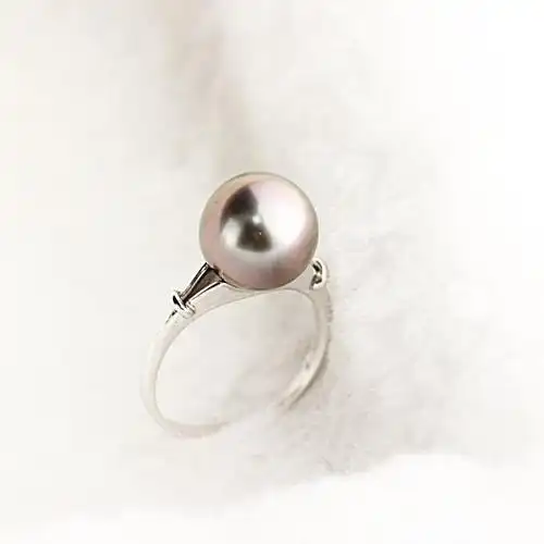 周大福 31t20000272白色18k金海水珍珠戒指