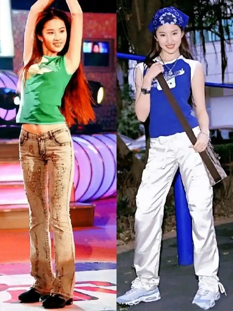 刘亦菲土味穿搭大赏#刘亦菲# #刘亦菲穿搭