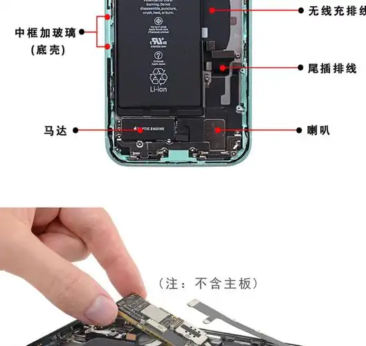 古丽康 适用于苹果11拆机后盖总成中框iphone11promax后壳拆机总成1w