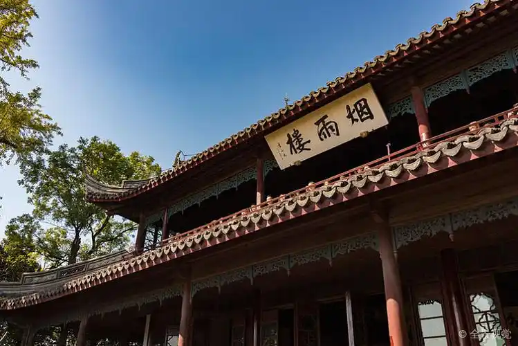 烟雨楼图片_烟雨楼高清图片_全景视觉
