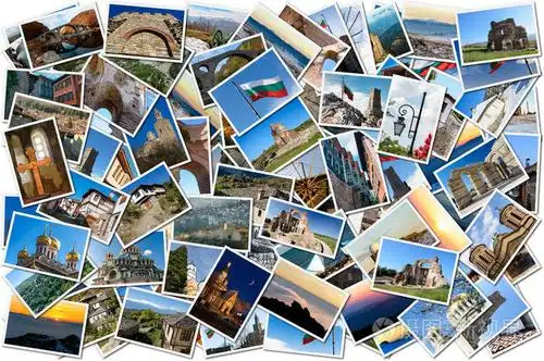 来自保加利亚的旅行照片拼贴