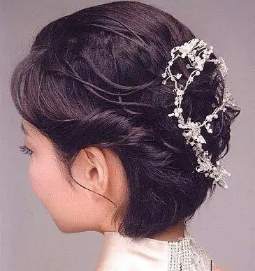 韩国最新10款新娘盘发