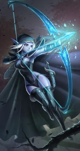 永恒中的经典刀塔传奇英雄原画图集欣赏