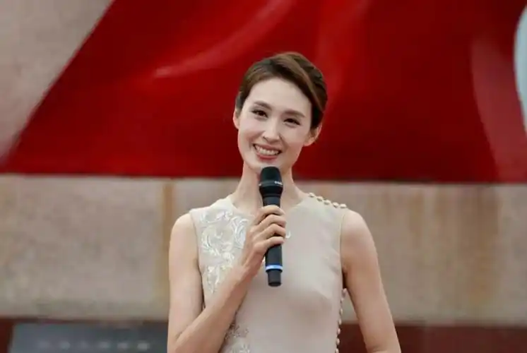 央视美女主持人张宇.