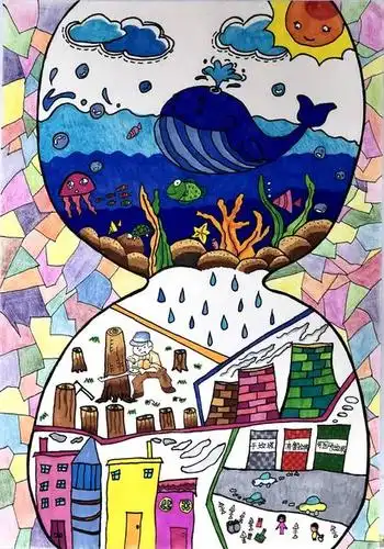 彩云杯中小学生绘画比赛小学组二等奖获奖作品展示2