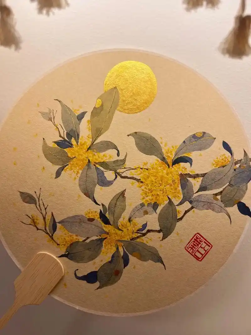 『欲买桂花同载酒』 #手绘 #古风 #一起学画画 #国风古韵 - 抖音