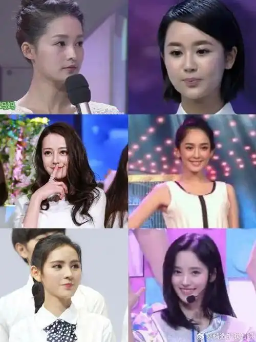 鞠婧祎p2(从左往右)杨幂/刘诗诗/刘亦菲/赵丽颖/唐嫣/倪妮p1(从左往右