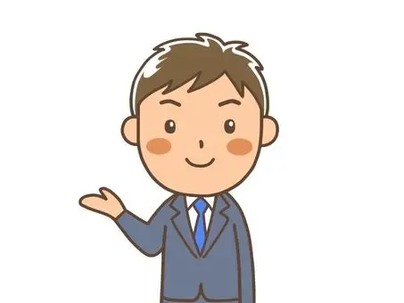 男性的西装员工2-1-2握手