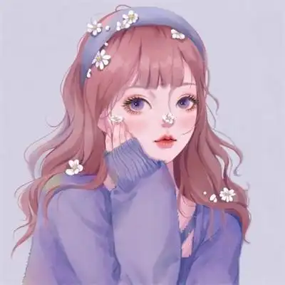 淑女风动漫手绘美女头像 超美超仙气_女生头像_美头网