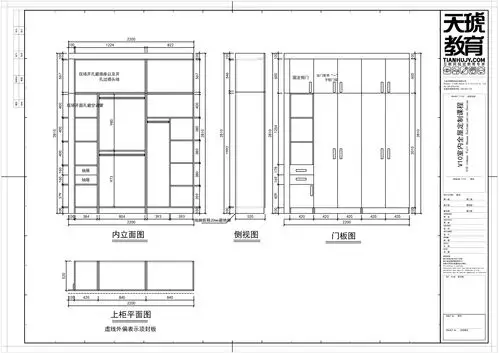 绘制下单图---衣柜 - 天琥云课堂 - 互联网设计在线教育平台
