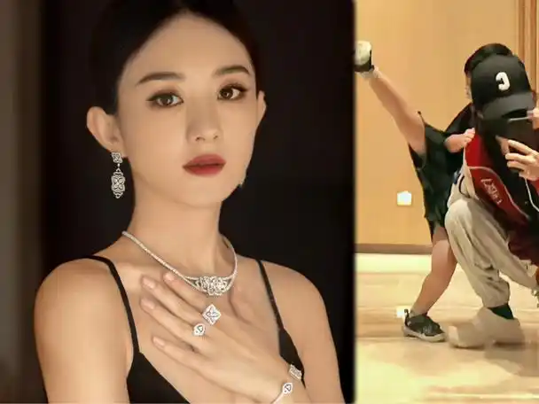 赵丽颖首度晒娃引热议母子罕见同框幸福满溢4岁想想调皮可爱