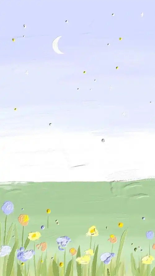 小清新壁纸图片来源于微博博主柿子仔