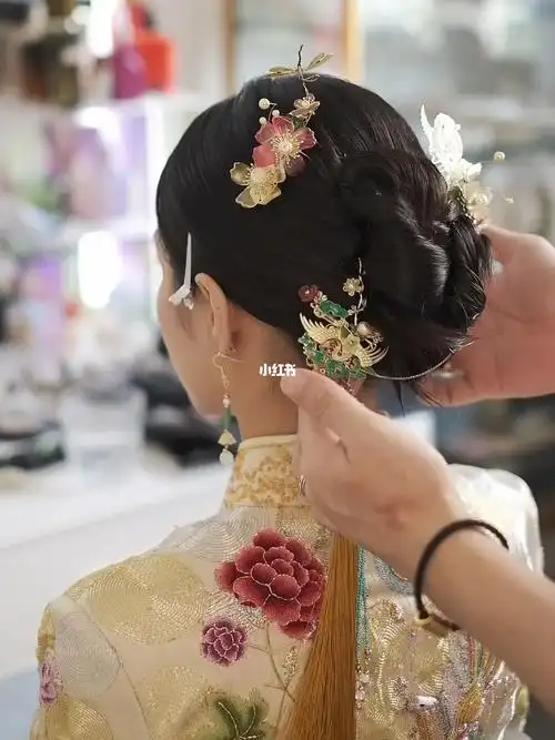 新中式盘发教程不仅眼睛会了手也会了