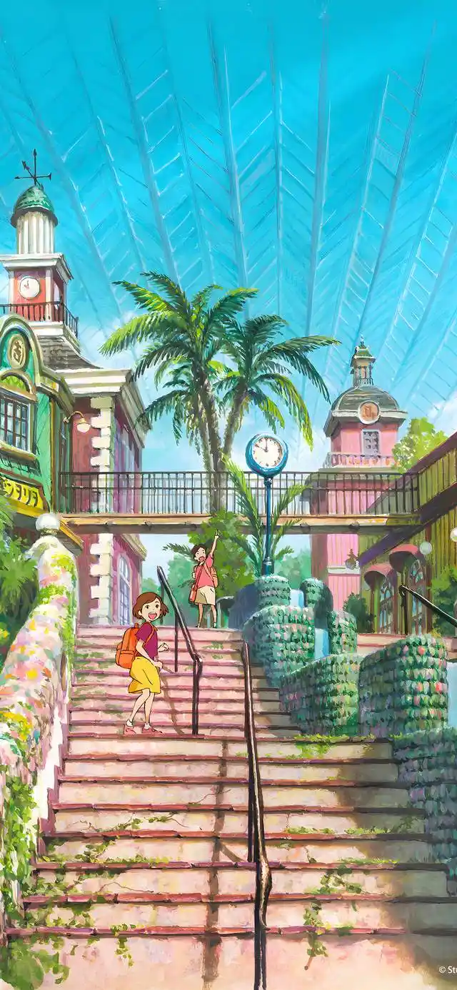 清新唯美插画壁纸,宫崎骏的治愈动漫世界