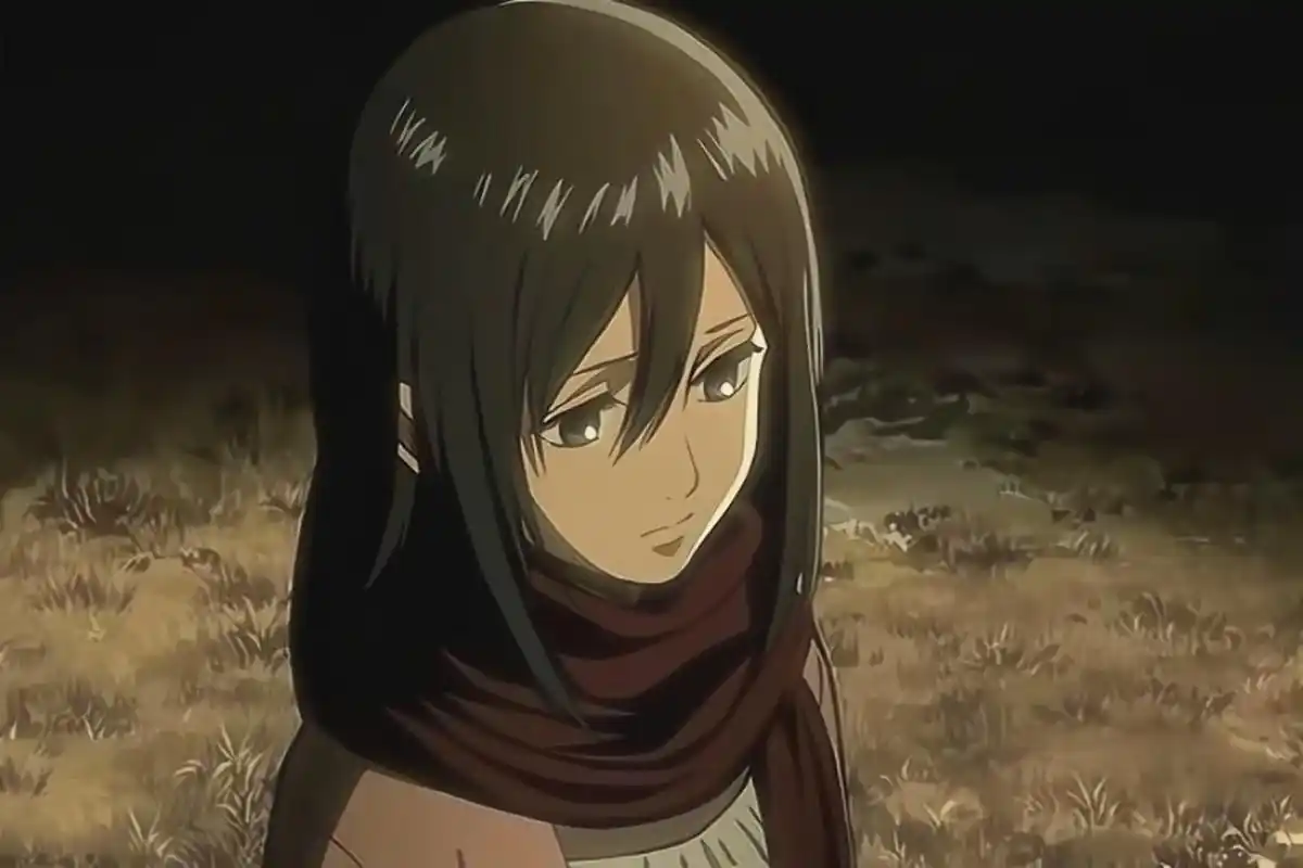 #二次元美图# #动漫# 每日动漫人物——三笠·阿克曼.从最初的一袭长